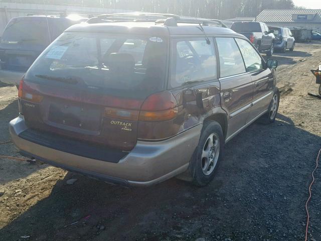 4S3BG6858X7629661 - 1999 SUBARU LEGACY OUT MAROON photo 4