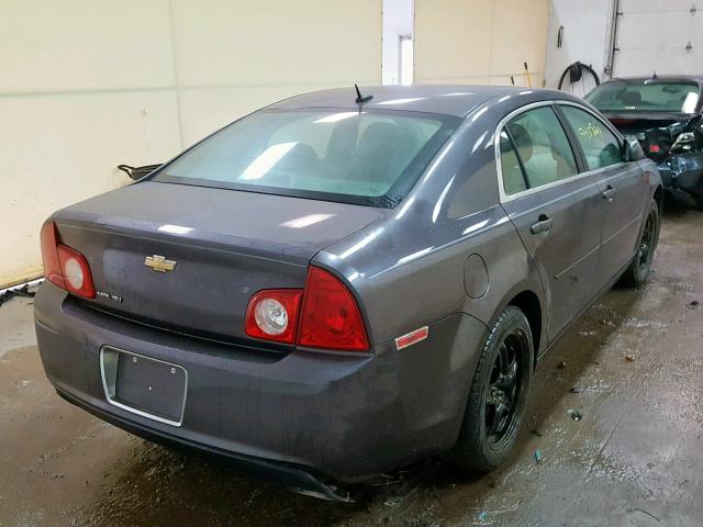 1G1ZB5EB3A4156366 - 2010 CHEVROLET MALIBU LS ნაცრისფერი ფოტო 4