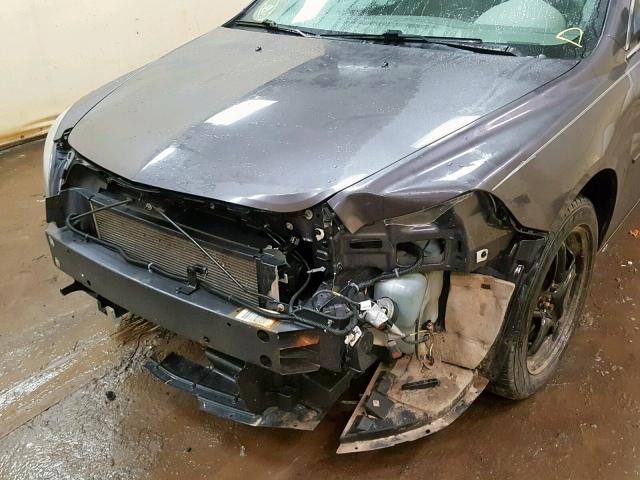 1G1ZB5EB3A4156366 - 2010 CHEVROLET MALIBU LS ნაცრისფერი ფოტო 9