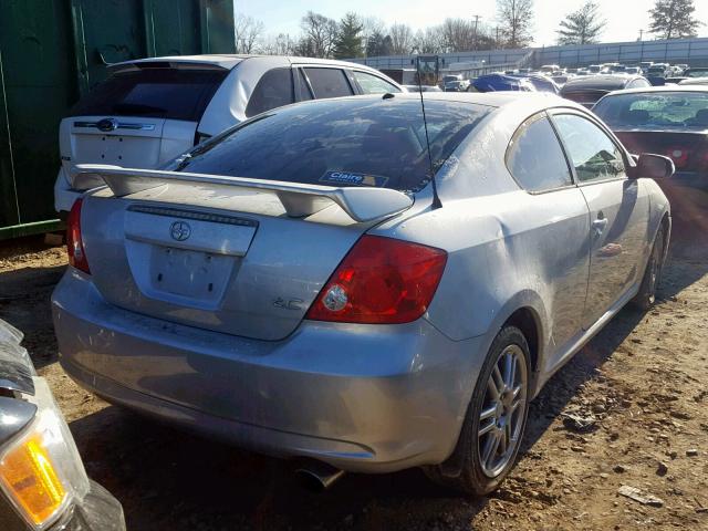 JTKDE167150006709 - 2005 TOYOTA SCION TC 银色 照片 4