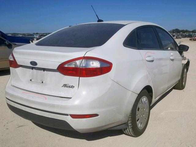 3FADP4AJ9GM156823 - 2016 FORD FIESTA S WHITE photo 4