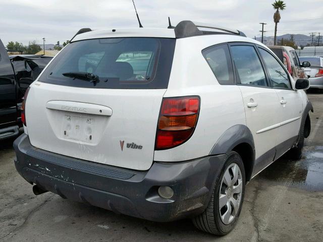 5Y2SL67818Z403152 - 2008 PONTIAC VIBE WHITE photo 4