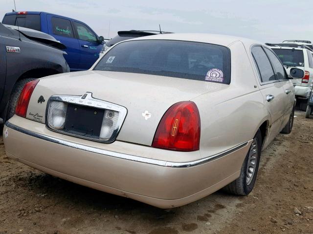 1LNHM83W81Y722871 - 2001 LINCOLN TOWN CAR C BEIGE photo 4