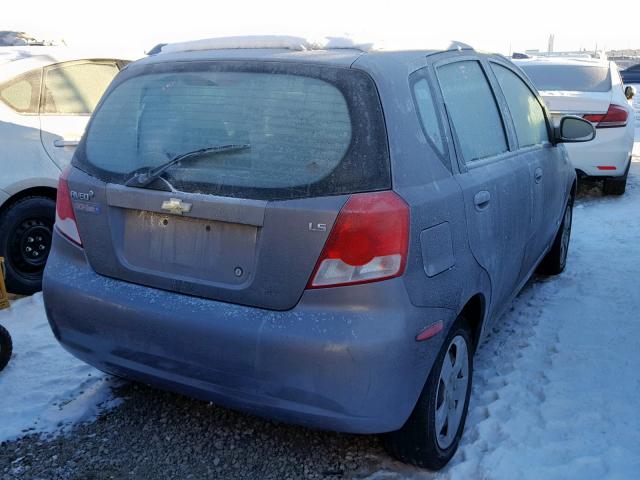 KL1TD65697B782273 - 2007 CHEVROLET AVEO BASE Boz foto 4