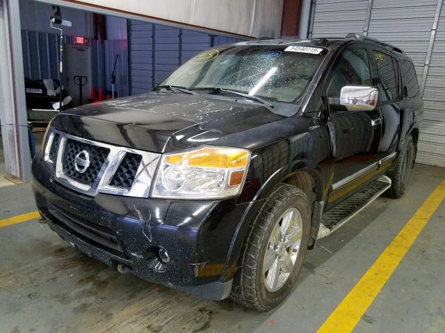 5N1BA0NF0AN617790 - 2010 NISSAN ARMADA PLA BLACK photo 2