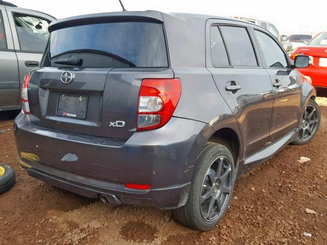 JTKKU10409J040178 - 2009 TOYOTA SCION XD GRAY photo 4