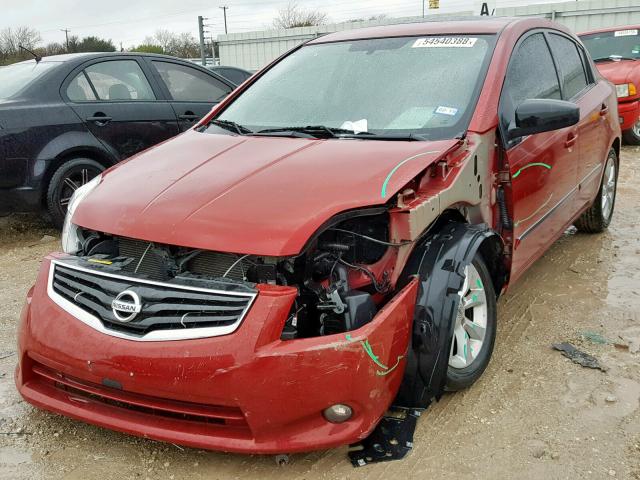 3N1AB6AP1CL697220 - 2012 NISSAN SENTRA 2.0 RED photo 2