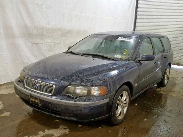 YV1SW59V342404515 - 2004 VOLVO V70 FWD BLUE photo 2