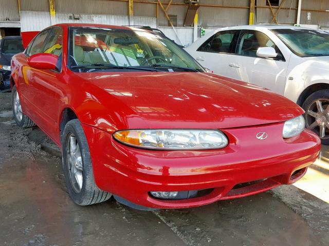 1G3NF52E6XC367178 - 1999 OLDSMOBILE ALERO GLS RED photo 1