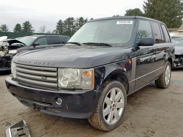 SALME11454A158319 - 2004 LAND ROVER RANGE ROVE BLACK photo 2