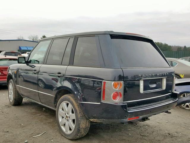 SALME11454A158319 - 2004 LAND ROVER RANGE ROVE BLACK photo 3