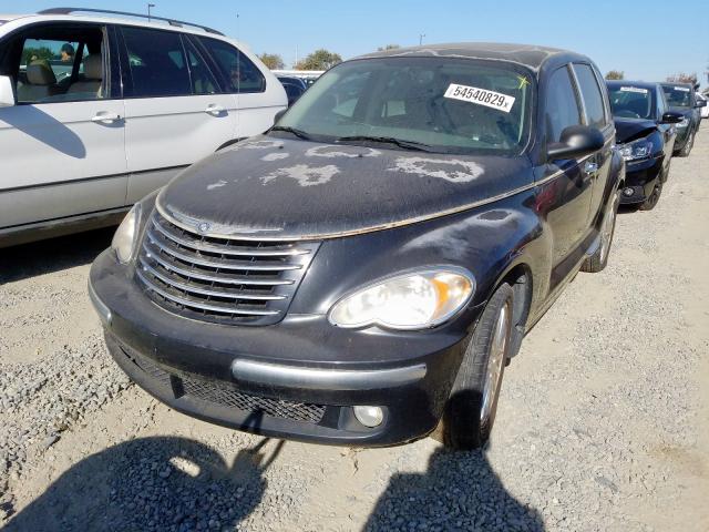 3A8FY68868T107450 - 2008 CHRYSLER PT CRUISER BLACK photo 2