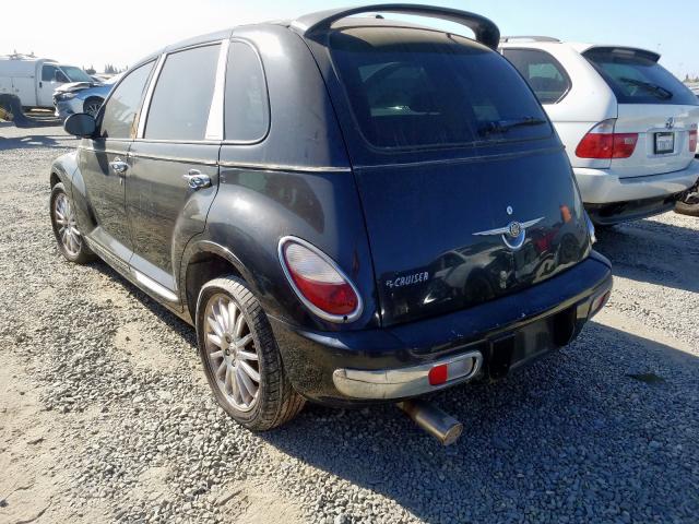 3A8FY68868T107450 - 2008 CHRYSLER PT CRUISER BLACK photo 3