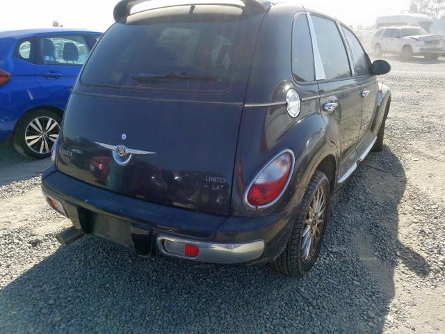 3A8FY68868T107450 - 2008 CHRYSLER PT CRUISER BLACK photo 4