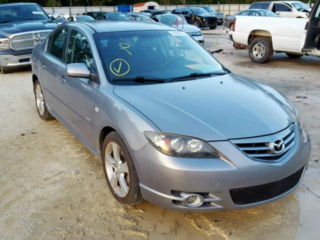 JM1BK123051218702 - 2005 MAZDA 3 S GRAY photo 1