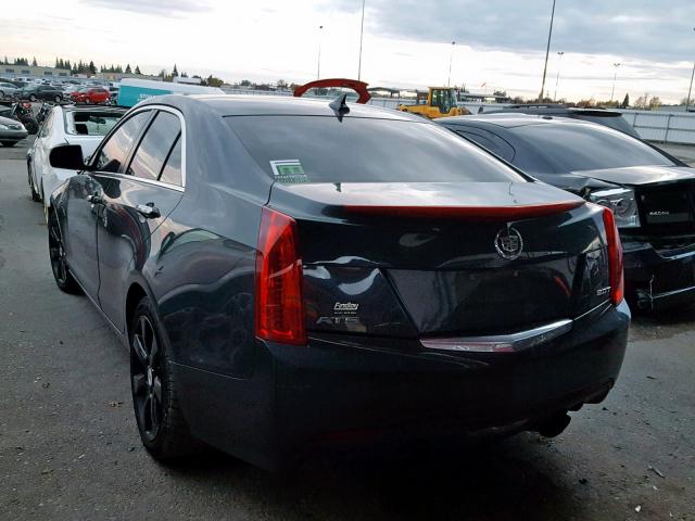 1G6AA5RX4E0167874 - 2014 CADILLAC ATS GRAY photo 3