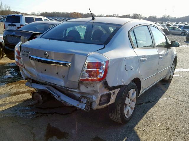 3N1AB6APXAL699903 - 2010 NISSAN SENTRA 2.0 SILVER photo 4