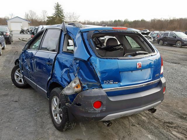 3GSDL43N99S579443 - 2009 SATURN VUE XE BLUE photo 3