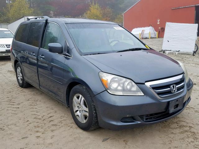 5FNRL38746B447734 - 2006 HONDA ODYSSEY EX CHARCOAL photo 1