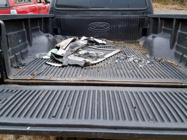 1FTWX31P85EB93995 - 2005 FORD F350 SRW S BLACK photo 9