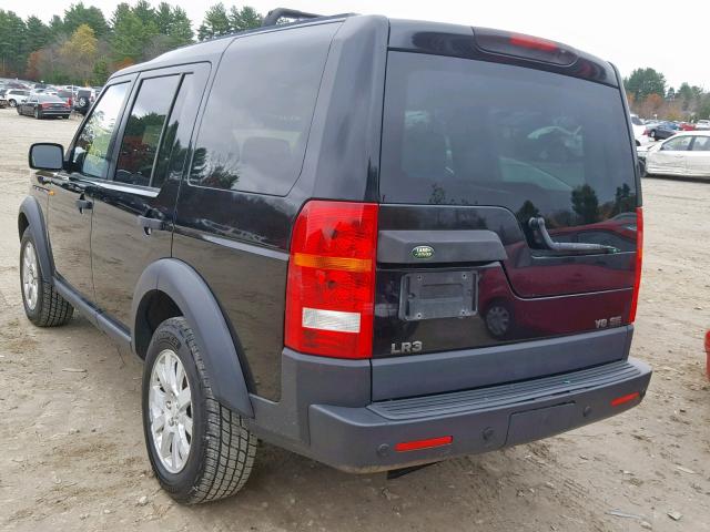 SALAD25415A325329 - 2005 LAND ROVER LR3 SE BLACK photo 3