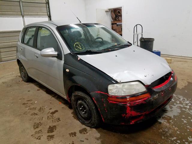 KL1TD66647B794880 - 2007 CHEVROLET AVEO BASE ვერცხლისფერი ფოტო 1