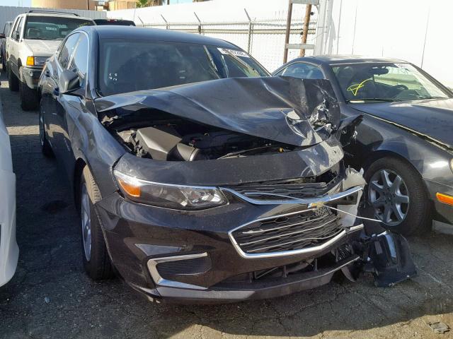 1G1ZB5ST0HF288738 - 2017 CHEVROLET MALIBU LS BLACK photo 1