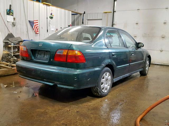 2HGEJ6613YH543583 - 2000 HONDA CIVIC BASE Yaşıl foto 4