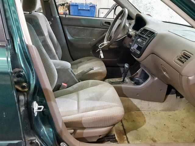 2HGEJ6613YH543583 - 2000 HONDA CIVIC BASE Yaşıl foto 5