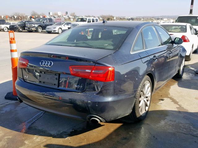 WAUBGAFC8CN014843 - 2012 AUDI A6 GRAY photo 4