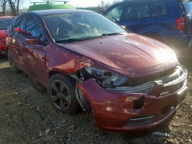 1C3CDFBB3FD337450 - 2015 DODGE DART SXT RED photo 1