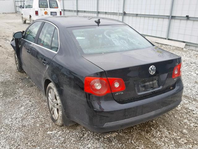 3VWSG71KX7M134502 - 2007 VOLKSWAGEN JETTA 2.5 BLACK photo 3