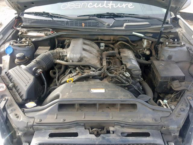 KMHHU6KH1AU025637 - 2010 HYUNDAI GENESIS CO GRAY photo 7