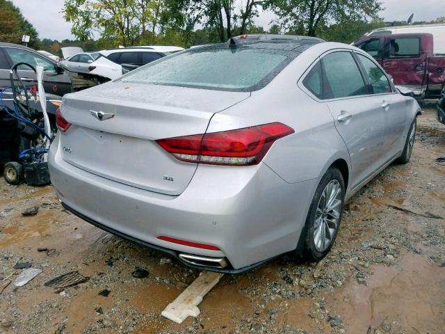 KMHGN4JE8HU196738 - 2017 GENESIS G80 BASE SILVER photo 4