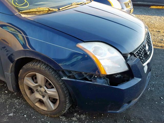 3N1AB61E98L628698 - 2008 NISSAN SENTRA 2.0 BLUE photo 9