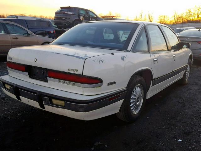 2G4WD54L7N1441552 - 1992 BUICK REGAL LIMI WHITE photo 4