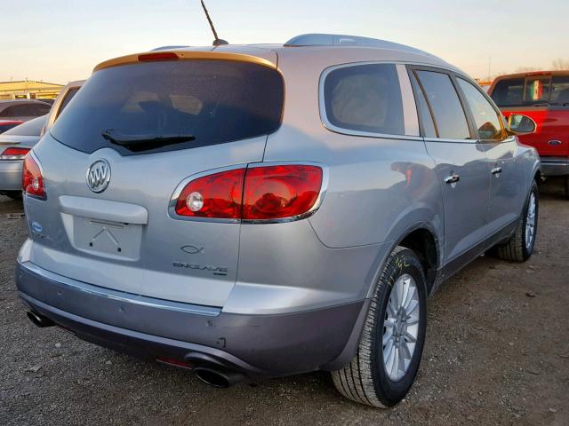 5GAKVCED2CJ351130 - 2012 BUICK ENCLAVE SILVER photo 4