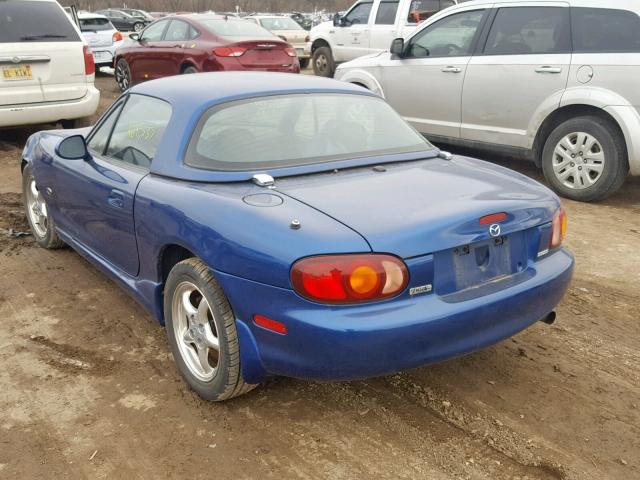 JM1NB3534X0129051 - 1999 MAZDA MX-5 MIATA BLUE photo 3