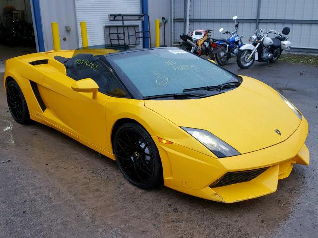 ZHWGU6AU8ALA09207 - 2010 LAMBORGHINI GALLARDO S YELLOW photo 1