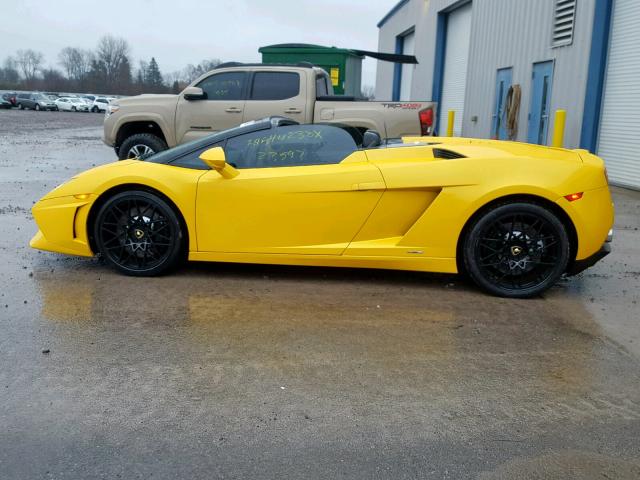 ZHWGU6AU8ALA09207 - 2010 LAMBORGHINI GALLARDO S YELLOW photo 9