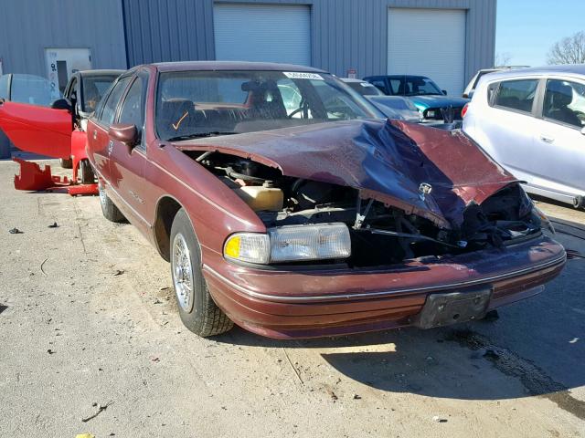 1G1BN53E8MR114823 - 1991 CHEVROLET CAPRICE CL MAROON photo 1