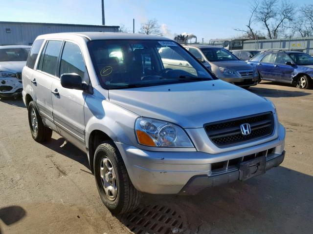 2HKYF18194H527869 - 2004 HONDA PILOT LX BEIGE photo 1