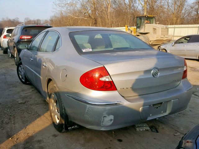 2G4WC582X81207205 - 2008 BUICK LACROSSE C SILVER photo 3