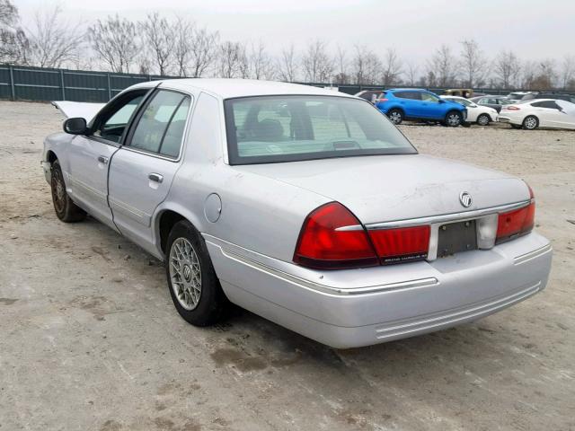 2MEFM74W8YX624789 - 2000 MERCURY GRAND MARQ BLUE photo 3