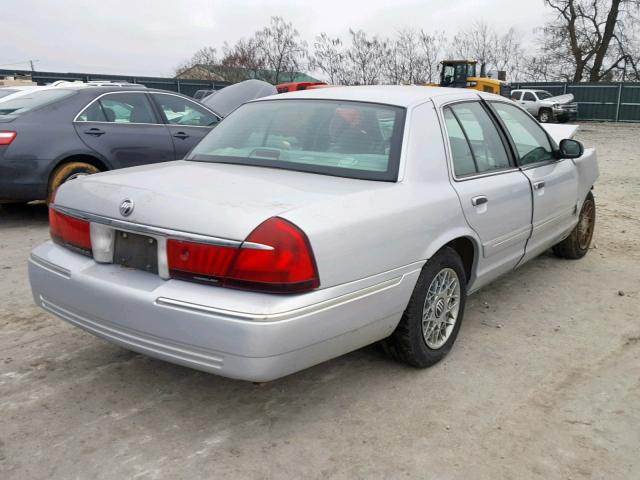 2MEFM74W8YX624789 - 2000 MERCURY GRAND MARQ BLUE photo 4