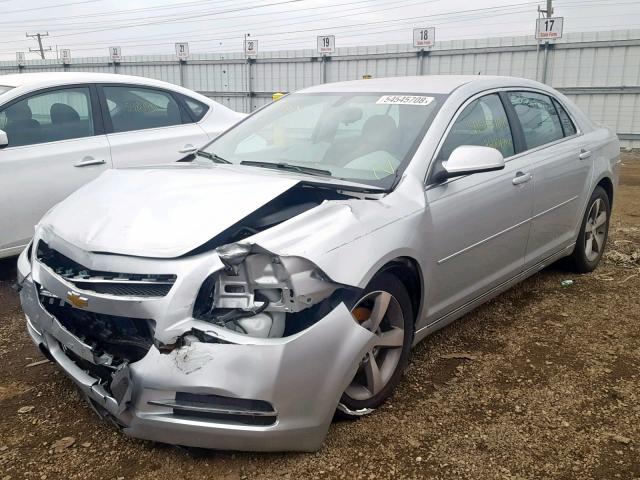 1G1ZC5E10BF249534 - 2011 CHEVROLET MALIBU 1LT SILVER photo 2