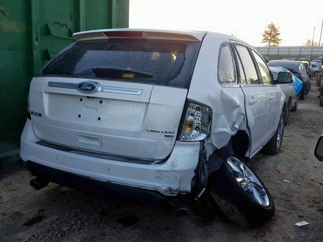 2FMDK4KC4BBA61035 - 2011 FORD EDGE LIMIT WHITE photo 4