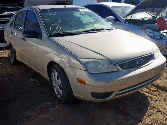 1FAFP34N77W316957 - 2007 FORD FOCUS ZX4 TAN photo 1