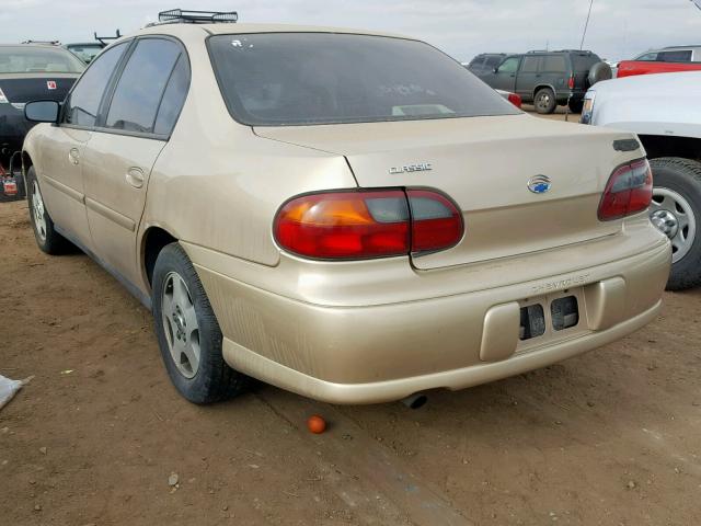 1G1ND52F65M212709 - 2005 CHEVROLET CLASSIC BEIGE photo 3