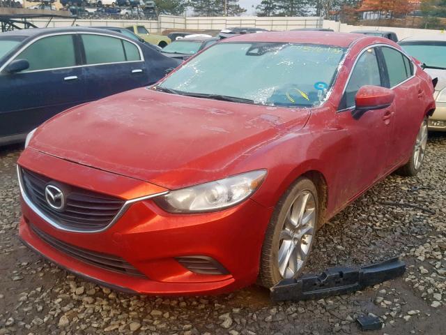 JM1GL1V54H1117957 - 2017 MAZDA 6 TOURING BURGUNDY photo 2